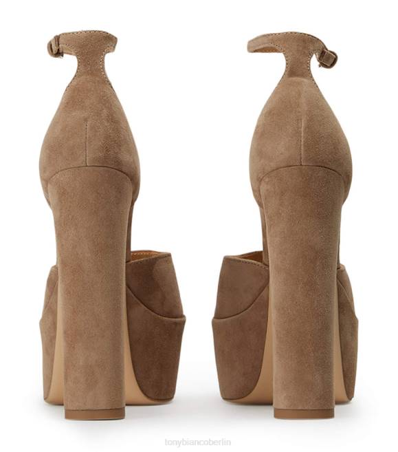 Plateau-Absätze| de Tony Bianco Frauen Jayze-Heels Steinwildleder 462437